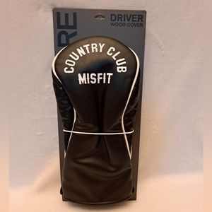 G/Fore - G4 Driver Headcover "Country Club Misfit" Black Onyx -  Oversized
